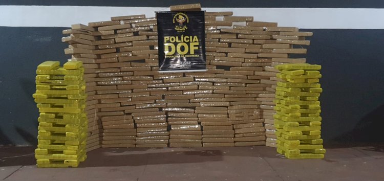 Rapaz é preso com quase 340 quilos de maconha na fronteira de MS