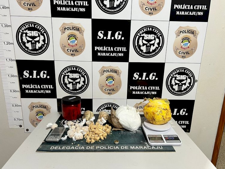 Maracaju: SIG encontra e apreende cocaína durante investigação de homicídio