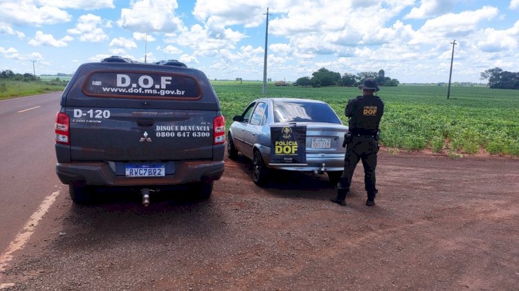 Veículo roubado há mais de 12 anos no Paraná é recuperado em rodovia de MS