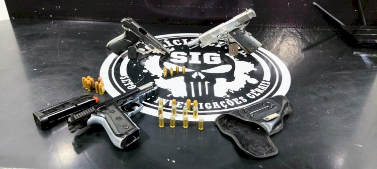 Empresário é preso com armas, paga fiança de R$ 7 mil e é solto