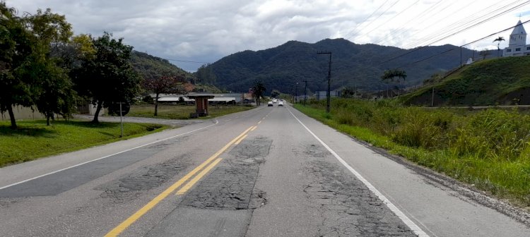 Obras de recuperação na SC-108 entre Brusque e Gaspar começam em setembro