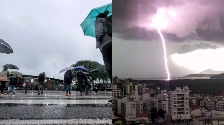 Atuação de ciclone extratropical acende novo alerta em SC, diz Defesa Civil