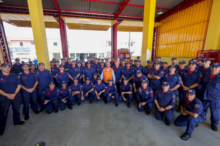 Governador acompanha envio de nova equipe de Força-Tarefa ao RS, estado é o que mais tem bombeiros militares atuando em apoio aos gaúchos