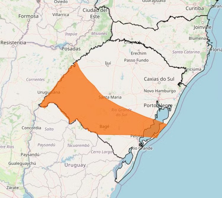 Temporais no RS: estado deve ter tempo instável e frio nesta quarta; ventos podem chegar a 100 km/h