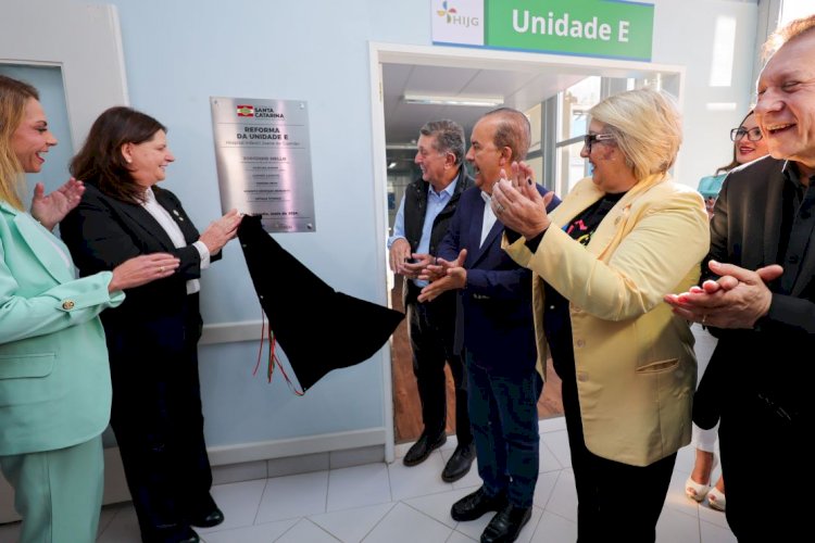 Governo do Estado inaugura a nova sala de espera e abre mais leitos no Hospital Infantil Joana de Gusmão